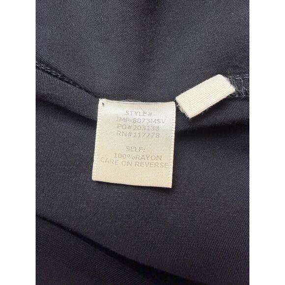 Impressions Dress Colorful Embroidered Top Slip Sun Dress Adj Spaghetti Straps M - Picture 12 of 12